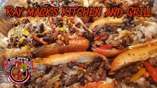 The Best Philly Cheesesteak Hoagies  Ray Macks Kitchen and Grill [upl. by Atinreb]