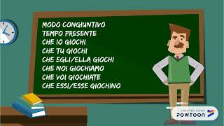 grammatica  il Modo Congiuntivo [upl. by Anivad]