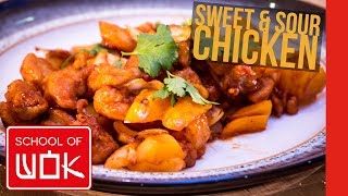 Easy Chinese Sweet and Sour Chicken Recipe [upl. by Oriane488]