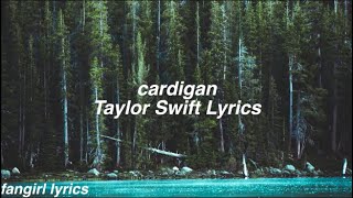 cardigan  Taylor Swift Lyrics [upl. by Garrard]