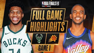 BUCKS at SUNS  FULL GAME 1 NBA FINALS HIGHLIGHTS  July 6 2021 [upl. by Tala]