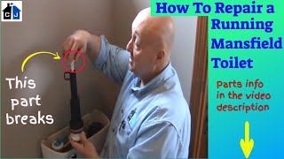 How to Fix a Running Mansfield Toilet [upl. by Margy]