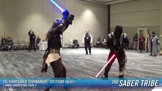 Lightsaber Tournament  1st Fight 0001 The Saber Tribe [upl. by Elleret]