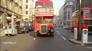 London In The 1960s  Full HD Colour  GettyImages  Traffic  City Gents  Landmarks [upl. by Ainsley]