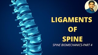 LIGAMENTS OF SPINE  SPINE BIOMECHANICS Part 4 [upl. by Brothers]