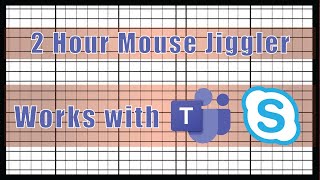 Mouse Jiggler 2 Hours  Keep Computer Awake [upl. by Yelwah106]