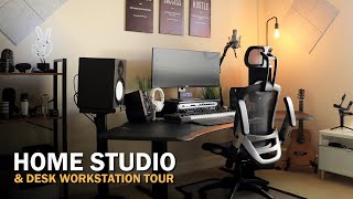 Music Studio Setup For Producers  DIY Home Studio Tour 2021 [upl. by Cyn779]