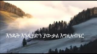 Heavenly real worship songsEthiopia እንዴት እንዲያድን ያውቃል እግዚአብሄር Workneh Alaro [upl. by Bedell525]