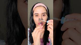 Nose Contouring HACK Using an Eyelash Curler [upl. by Ennairek]