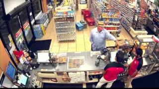 Robbery at Convenience Store Caught On Video NR17006jh [upl. by Ayila57]