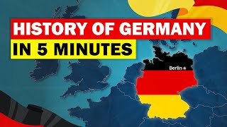 Full History of Germany In 5 Minutes [upl. by Ehsiom]