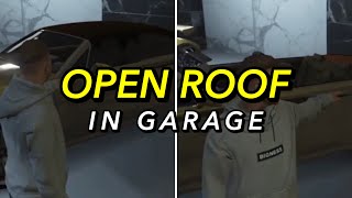 GTA 5 Online  How to leave cabrio vehicle’s roof open in Storage [upl. by Noemi784]