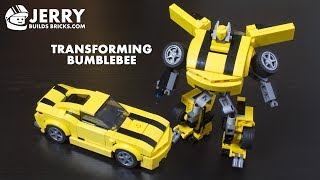 LEGO Transforming BumbleBee instructions MOC 72 [upl. by Akirehs]