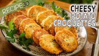 Cheesy Potato Croquettes [upl. by Austine]