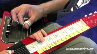 Aloha Oe  The Chorus  C6 Lap Steel Lesson HD  with Troy Brenningmeyer [upl. by Ahnavas]