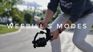 Zhiyun Weebill S Modes  Get To Know Your Gimbal [upl. by Yorick]