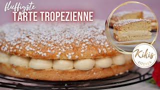 Tarte Tropezienne 😍🌴 Wie Bienenstich nur besser 😎 Kikis Kitchen [upl. by Bate123]