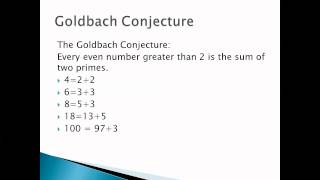 Goldbach Conjecture TIU Math Dept [upl. by Novello]