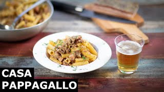 Pasta alla birra e salsiccia [upl. by Ialda]