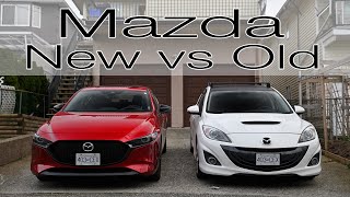 Mazda 3 Turbo vs Mazdaspeed 3  Just how far did Mazda come in 12 years [upl. by Ahsirkal]