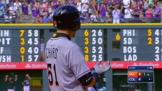 Ichiro triples for his 3000th hit [upl. by Elttil512]