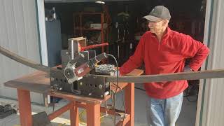 Demonstration homemade DYI metal tube roller on 2quot square tube [upl. by Joub]