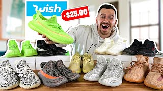 I Bought All The Fake Yeezys On Wish [upl. by Utas]