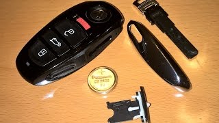 DIY Easiest way to replace Touareg Key battery amp Emergency Key removal 2011 [upl. by Ker]