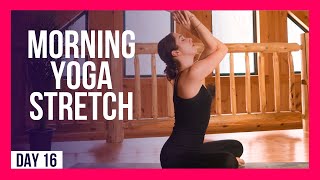 10 min Morning Yoga To Stretch amp Soothe For Pain Release – Day 16 STRETCH amp SOOTHE [upl. by Peggy]