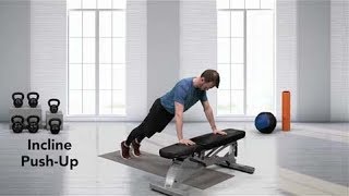 How to do an Incline PushUp [upl. by Ydwor107]