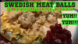 How to make Delicious Swedish Meatballs [upl. by Dubois680]