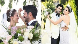 Burak Özçivit and Fahriye Evcen Wedding  Anniversary Video  Bit Pix [upl. by Aliber117]