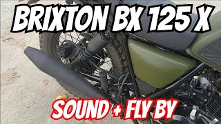 Brixton BX 125 X Sound Felsberg  Arrow Krümmer  Original ESD modifiziert  flyby [upl. by Kaufman]