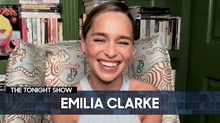 Emilia Clarke Unveils Her New Marvel Series  The Tonight Show Starring Jimmy Fallon [upl. by Raymond]