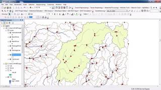 Watershed Delineation in GIS Very Easy Method [upl. by Gambrill]