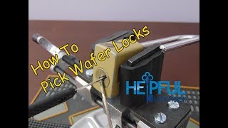 107 How To Pick A Wafer Lock [upl. by Adliwa]