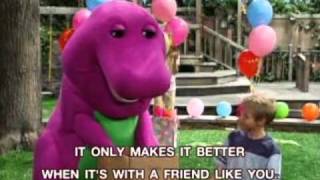 Barney  Being Together With Friends Song [upl. by Fleda567]