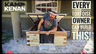 Building a perfectly SMALL TORTOISE HOUSE at Kamp Kenan [upl. by Jacobsen512]