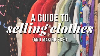 How to Strategically Sell Clothes  Make   Depop Poshmark Ebay Resale Shops Etc [upl. by Aurie710]