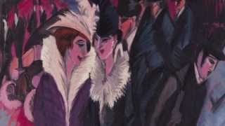 1913  quotStreet Berlinquot by Ernst Ludwig Kirchner [upl. by Atimed]