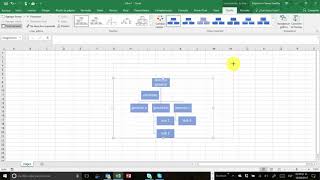 Crear un organigrama en Excel 2016 [upl. by Lah533]