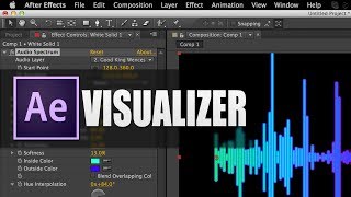 How to Create Music Visualizers  After Effects Tutorial [upl. by Alleuqahs]