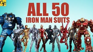 All 50 IRON MAN Suits Explained MCU [upl. by Eibob289]