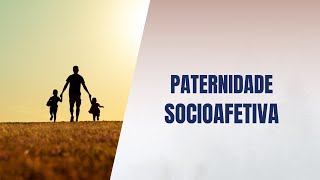 Paternidade socioafetiva [upl. by Nedda]