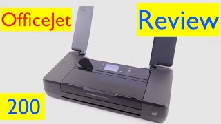 HP OfficeJet 200 Mobile Printer Review [upl. by Llenram]