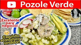 POZOLE VERDE  Vicky Receta Facil [upl. by Abih420]