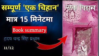 एक चिहान  ek chihan novel summary  ek chihan nepali upanyas class 12  ek chihan summary in nepali [upl. by Spillar]