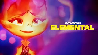 ELEMENTAL  RESUMEN en 11 minutos  DISNEY PLUS [upl. by Ecenaj]