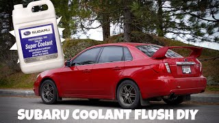 Complete Subaru Coolant Flush [upl. by Almira924]