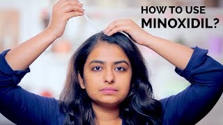 How To Use Minoxidil  Hair Regrowth  Skin Diaries [upl. by Knowling]